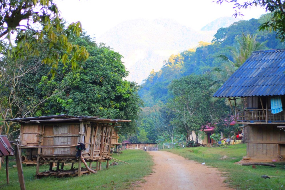 Ban Long Lao Hmong village in Luang Prabang