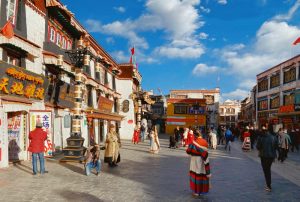 Barkhor Street in Lhasa