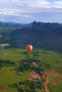 Hot Air Ballooning Vang Vieng, Laos (1)