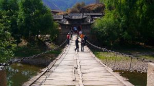 Iron Chain Bridge in Shigu, Lijiang