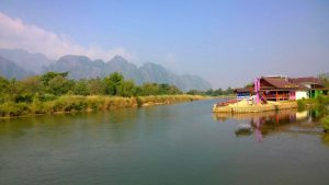 Nam Song River in Vang Vieng, Vientiane (1)