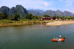 Nam Song River in Vang Vieng, Vientiane (3)