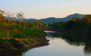 Nam Tha River in Luang Nam Tha, Laos