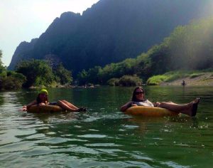 River Tubing In Vang Vieng, Laos (1)