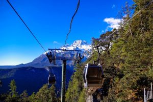 Spruce Meadow Cableway of Jade Dragon Snow Mountain in Lijiang (1)