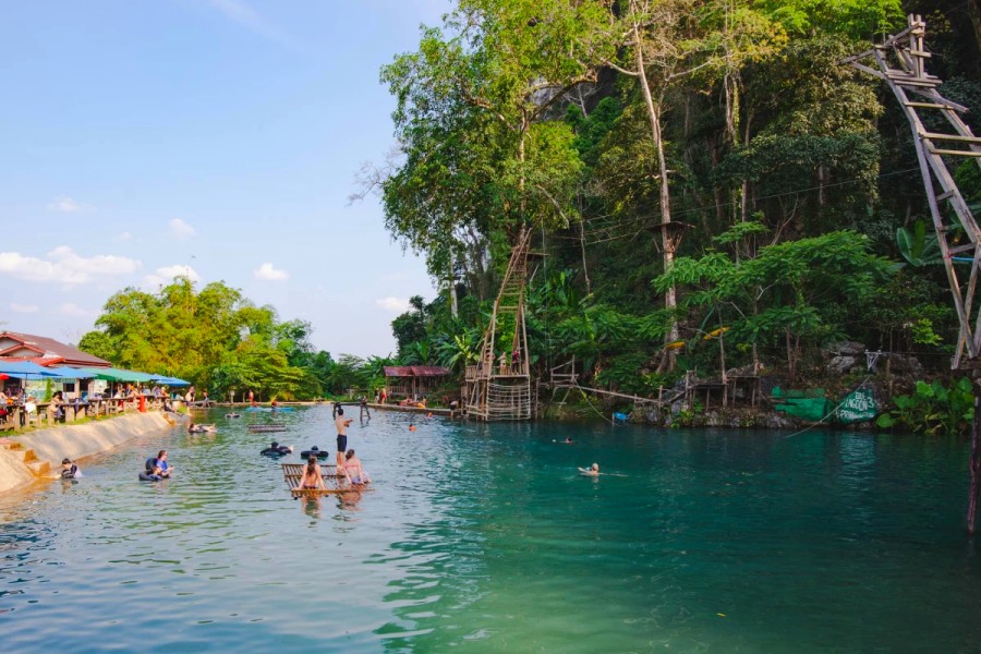 The Blue Lagoon 3 in Vang Vieng, Vientiane