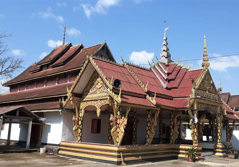 Wat Namkeo Luang Temple in Muang Sing, Luang Namtha