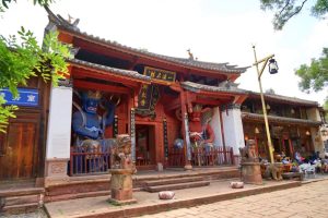 Xinjiao Temple in Shaxi Old Town, Dali