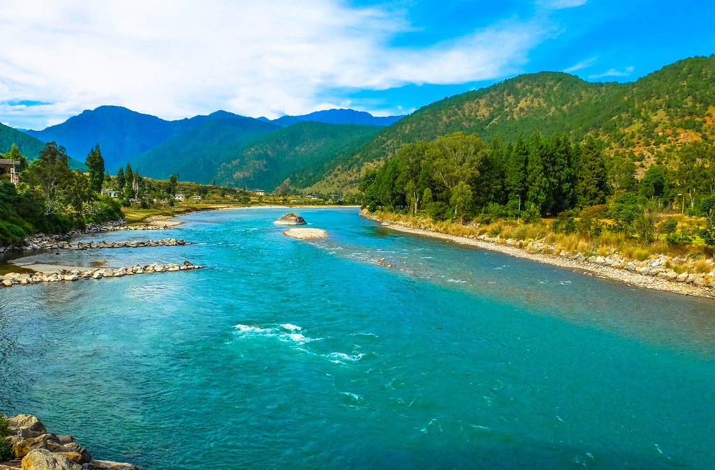 Mo Chhu River in Punakha, Bhutan (9)