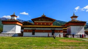 Jambay Lhakhang in Jakar (Bumthang), Bhutan