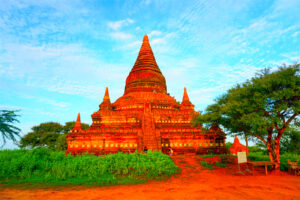 Bulethi Pagoda in Bagan, Myanmar (2)