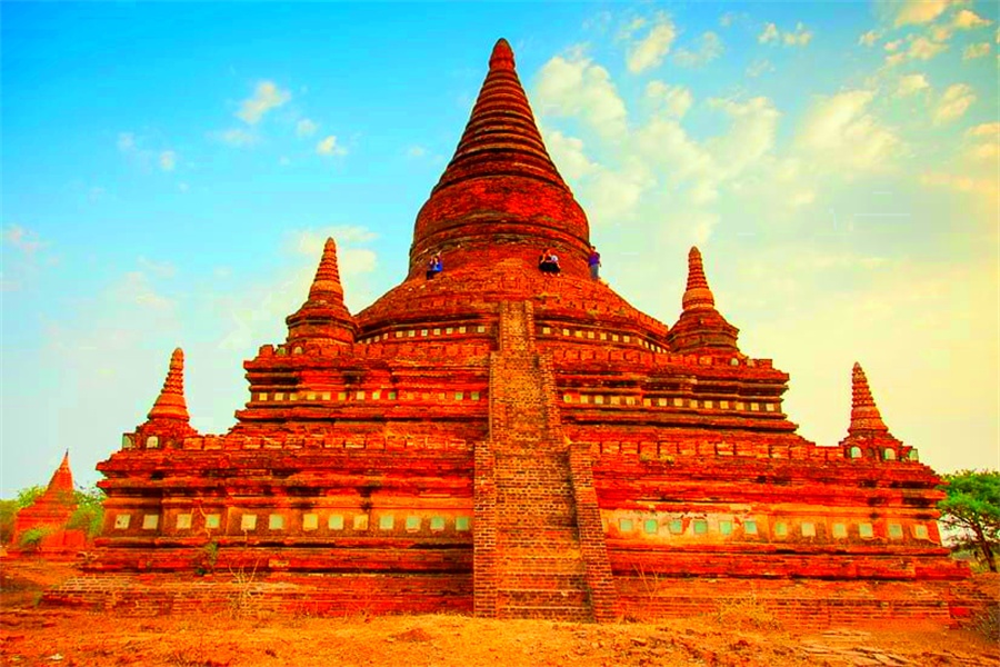 Bulethi Pagoda in Bagan, Myanmar (7)