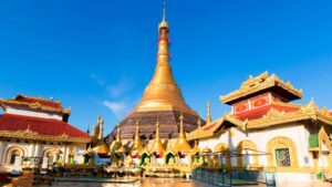 Kyaikthanlan Pagoda in Mawlamyine of Mon State, Myanmar (2)