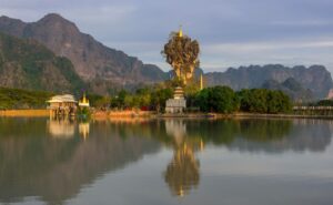 Kyauk Ka Lat Pagoda in Hpa-an of Kayin State, Myanmar (7)