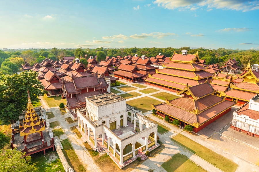 Mandalay,Palace,Of,Mandalay,,Myanmar,Burma