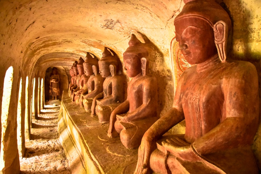 Phowintaung Cave Complex in Monywa, Sagaing Region of Myanmar (2)