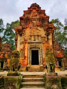 Preah Ko Temple of Roluos Temples in Siem Reap, Cambodia (2)