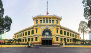 Saigon Central Post Office in Ho Chi Minh City, Vietnam