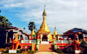 Shwe Nandaw Pagoda Hill in Thandwe of Rakhine State, Myanmar (2)