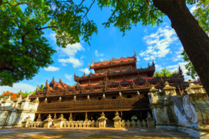 Shwenandaw Monastery in Mandalay, Myanmar (4)