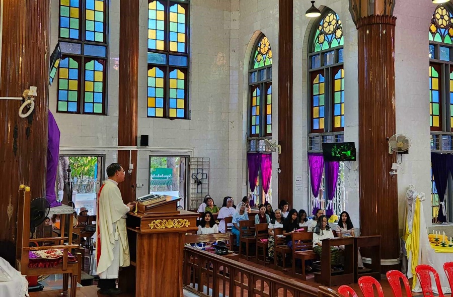 St.Peter Cathedral Pathein in Pathein of Ayeyarwady Region, Myanmar (1)