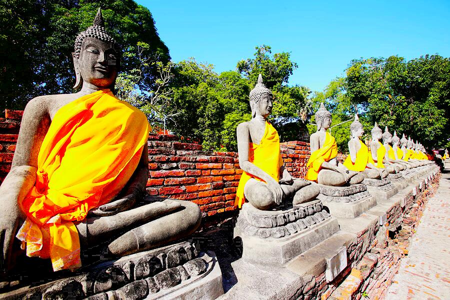 Wat Yai Chai Mang Khon in Ayutthaya, Thailand (2)