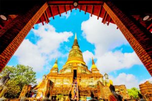 Wat Yai Chai Mang Khon in Ayutthaya, Thailand (3)