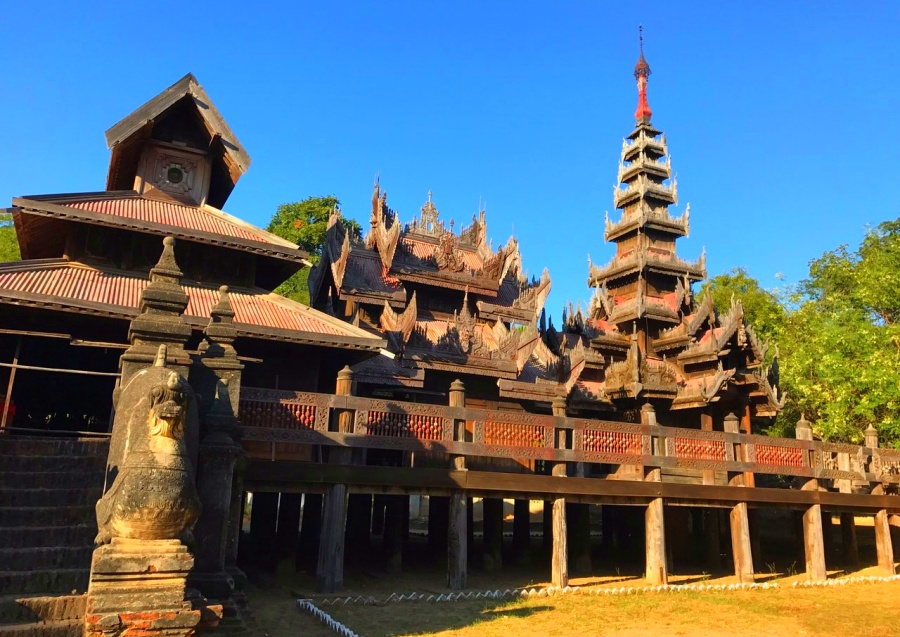 Yokesone Monastery in Magway Region, Myanmar (1)