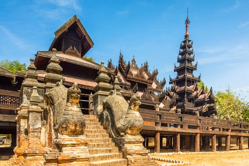 Yokesone Monastery in Magway Region, Myanmar (4)