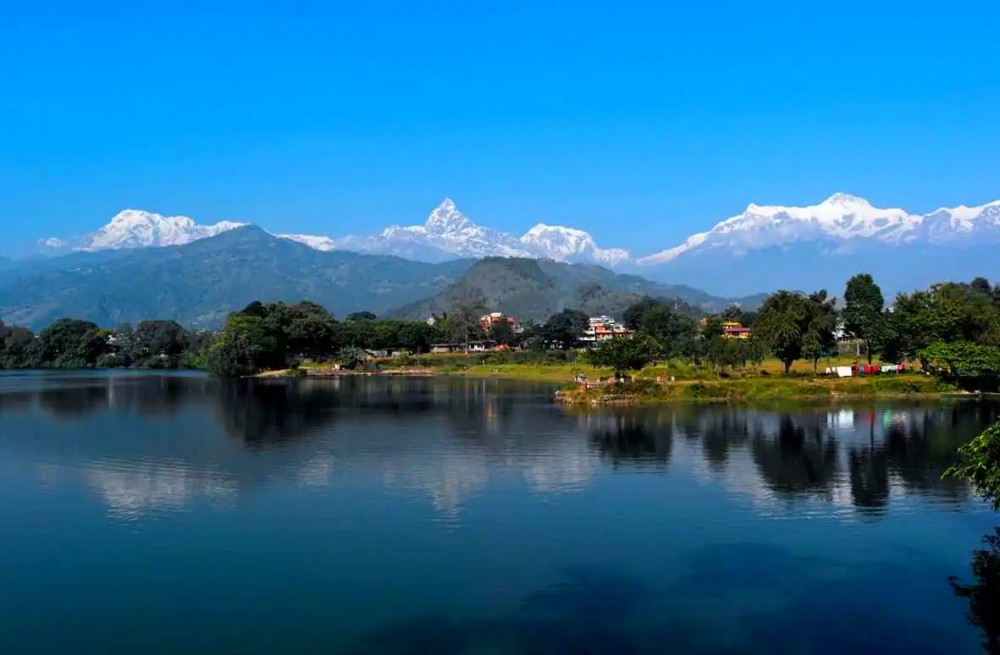 Phewa Tal (Fewa Lake) in Pokhara, Nepal (1)